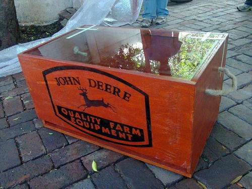 John Deere Wooden crate Coffee Table.