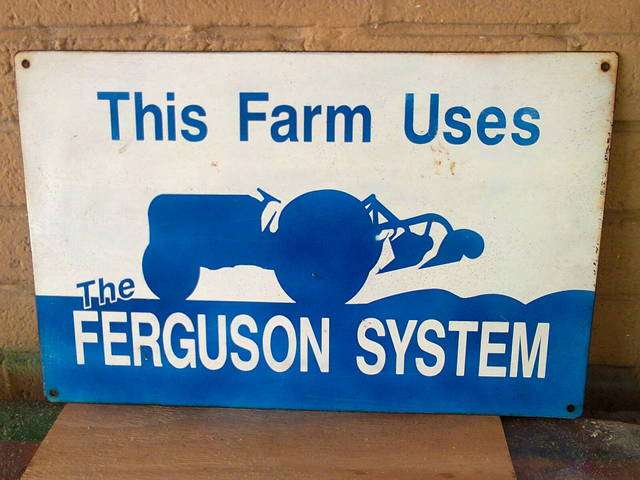 Ferguson Tractor  Enamel Sign.
