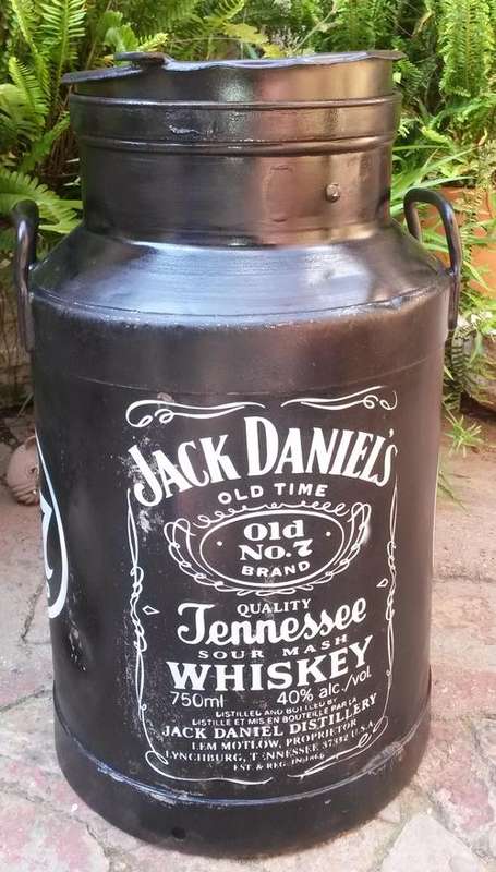 Large 15 gallon Jack Daniel's Decor Item.