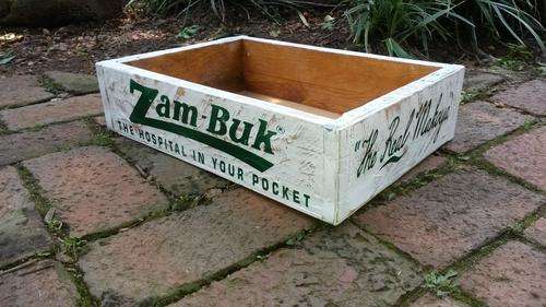 Zam-Buk Wooden Crates