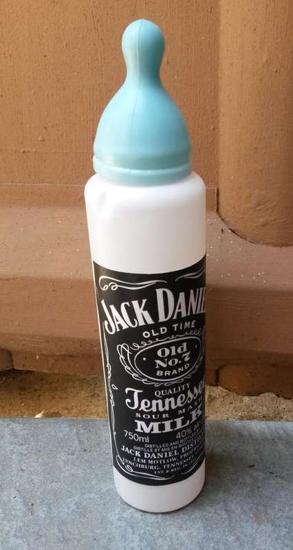 Jack Daniel's Baby's Bottle. Blue