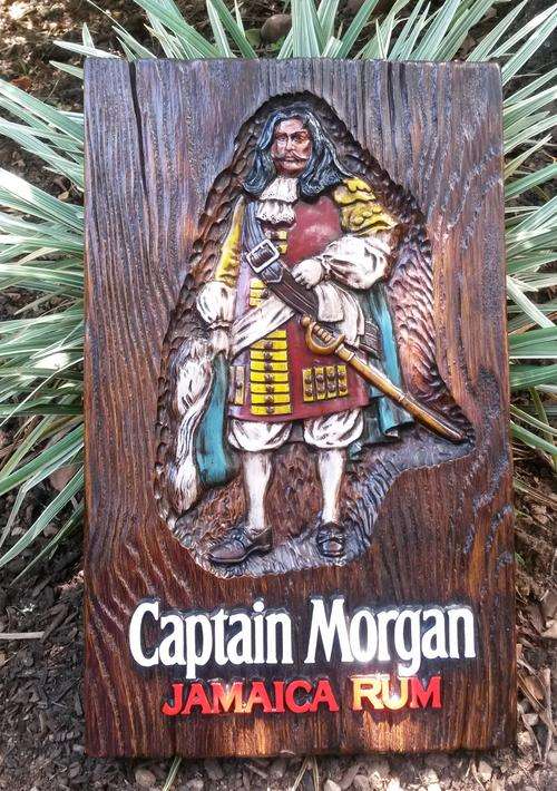 Captain Morgan Plaque.