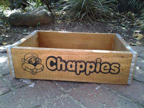 Chappies Regular Wooden Crates.