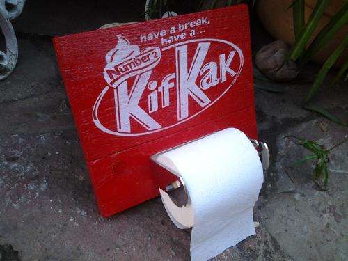 Novelty toilet roll holder, great for the Man Cave.