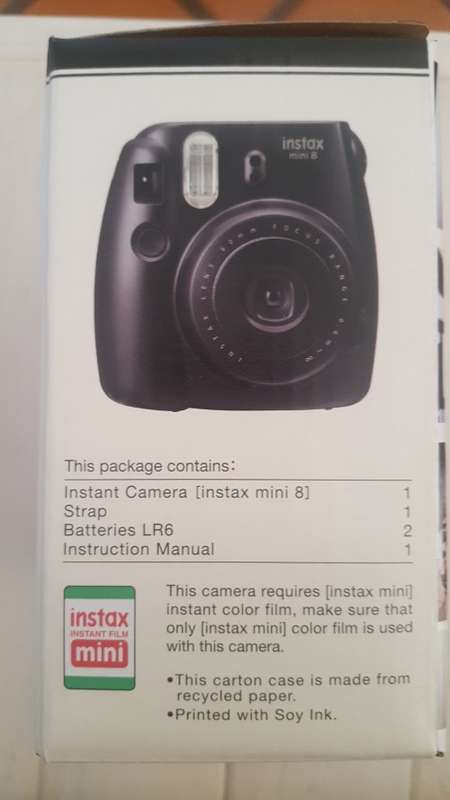 Brand New Fujifilm Instax Mini 8 Instant Camera + Free Pack of Instant Sheets