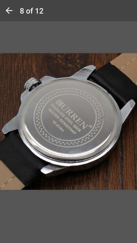 Sport Watch - Curren 8104 Analog & Date Display. Leather Band -  Men - AWESOME WATCH!!!