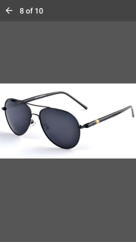 New Mens HD Polarized Aviator Sunglasses Outdoor Driving Mirror Eyewear