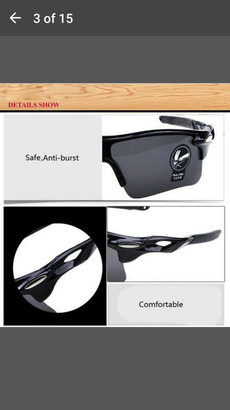 Men's Outdoor Cycling Windproof UV400 Sport Sunglasses Goggles AP