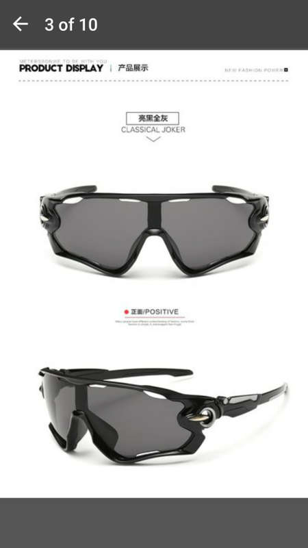 9270 Sports Sunglasses UV400 Reflective Anti-explosion Sunglasses
