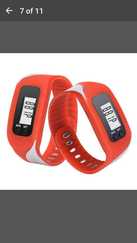 New Fashion Digital LCD Pedometer Run Step Walking Distance Calorie Counter Watch Bracelet
