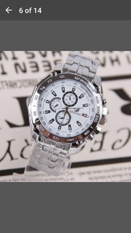 BUY 1 Get One Free - Orlando Stainless Steel Strap Quartz Water/Splash proof Business Watch