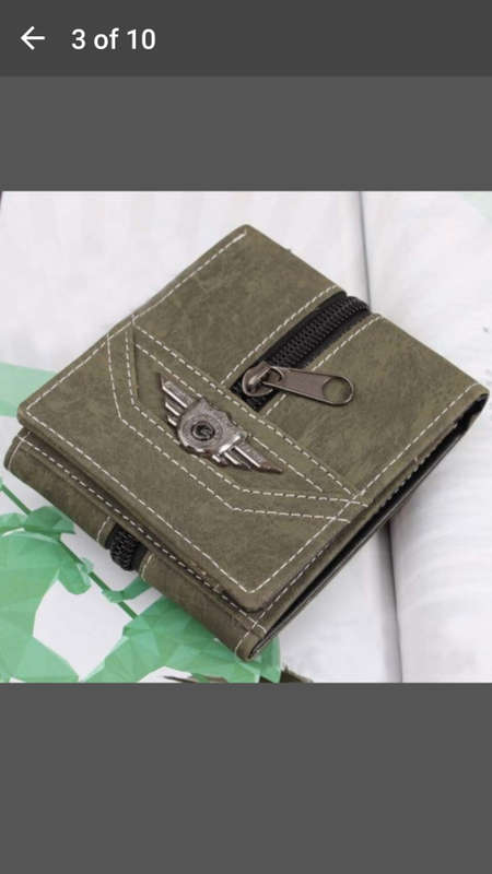 Canvas Men's Wallet - Army Green - very nice piece