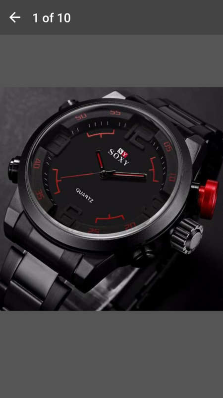 SOXY - Luxury Men's Army Sport Wrist Watch - Analog Quartz
