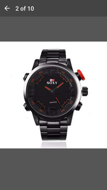 SOXY - Luxury Men's Army Sport Wrist Watch - Analog Quartz