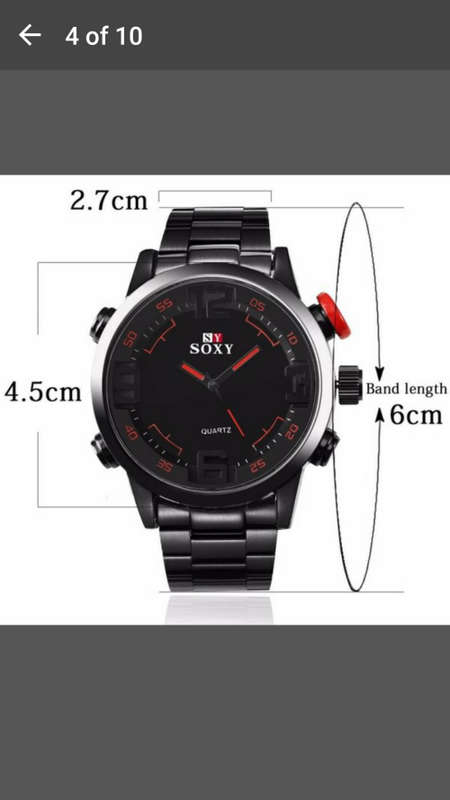 SOXY - Luxury Men's Army Sport Wrist Watch - Analog Quartz