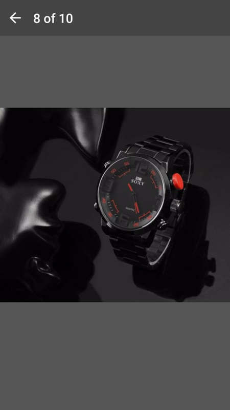 SOXY - Luxury Men's Army Sport Wrist Watch - Analog Quartz