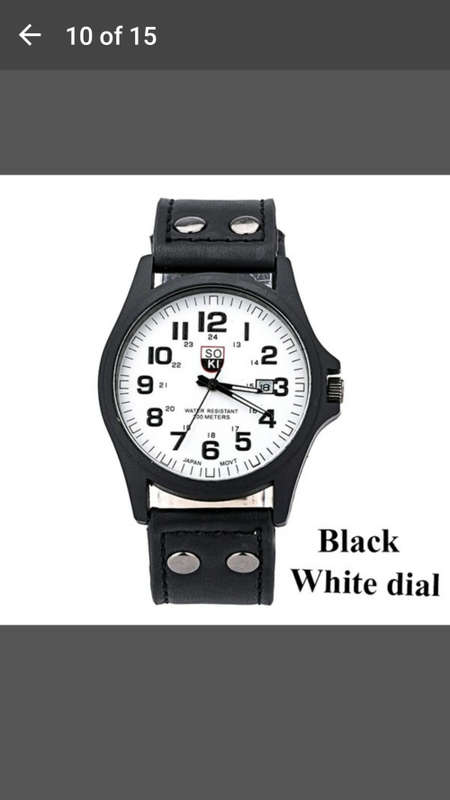 Vintage Classic Men's Waterproof Date Leather Strap Sport Quartz Army Watch