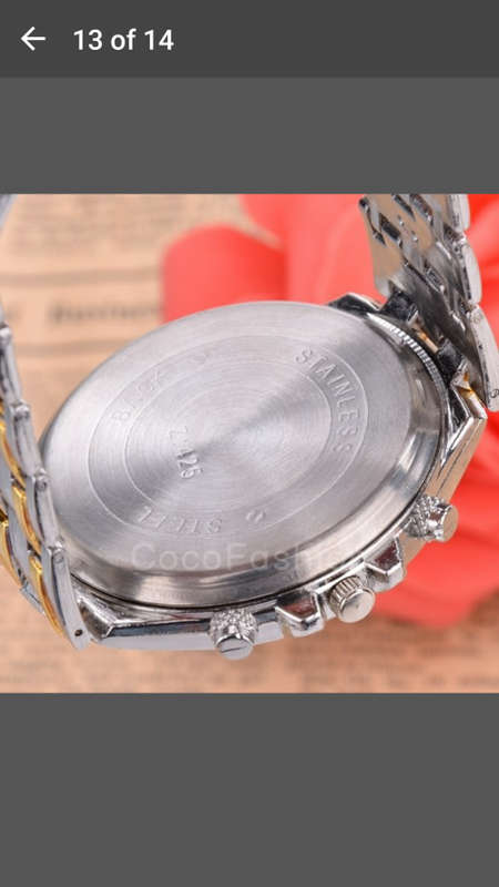 Outstanding-Orlando Men's Fashion Sport/Business Stainless Steel Belt Quartz Wristwatch - White Face