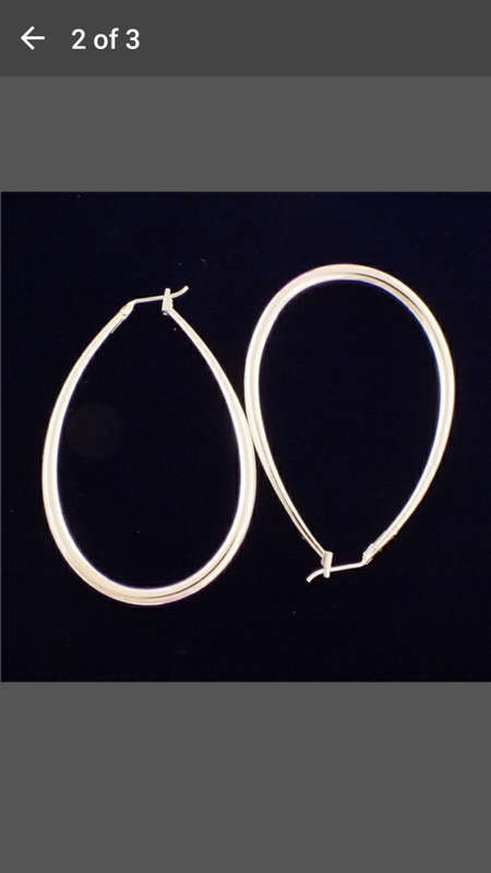 Bargain - Buy 1 get 1 free - Gold and Silver Frosted Women Big Hoop Earrings