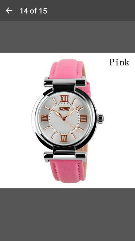 SKMEI - Women Modern Casual Leather Band Wrist Watch Quartz Analog Stainless Steel - GREAT!!