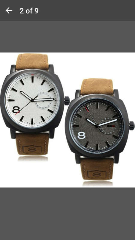 Curren - Fashion Army Military Style Leather Strap Quartz Watches