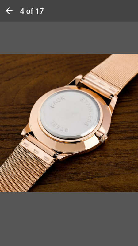 Womage Women Luxury Quartz Watch - Gold Stainless Steel dress Watch