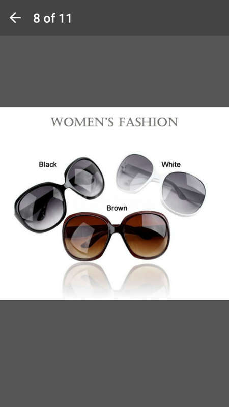 New Eyewear - Retro Vintage Oversized Women Fashion Designer Sunglasses - White