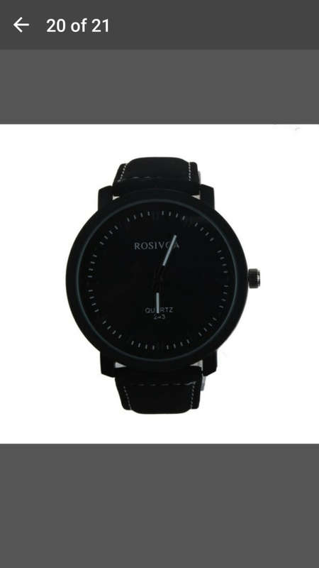 Rosivga 243 Unisex Watch Quartz Leather Strap Knit Scale Wrist Watch