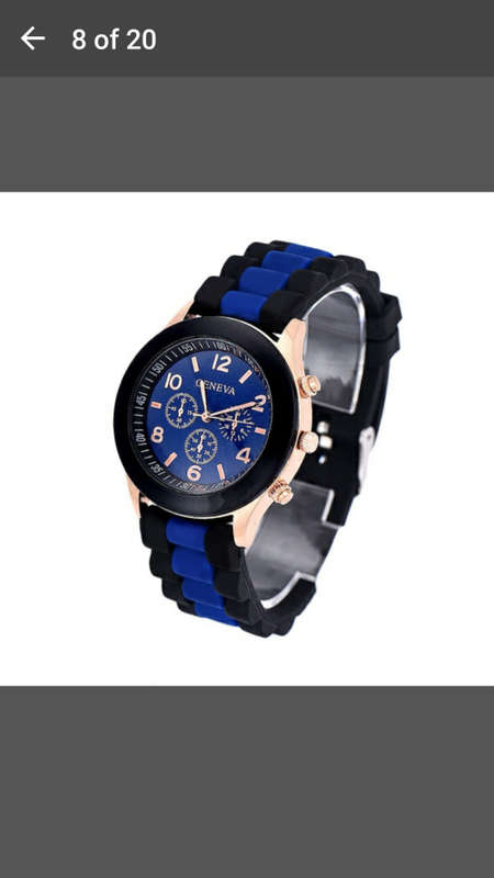 Geneva - Rubber Silicone Gel Watch - Great quality