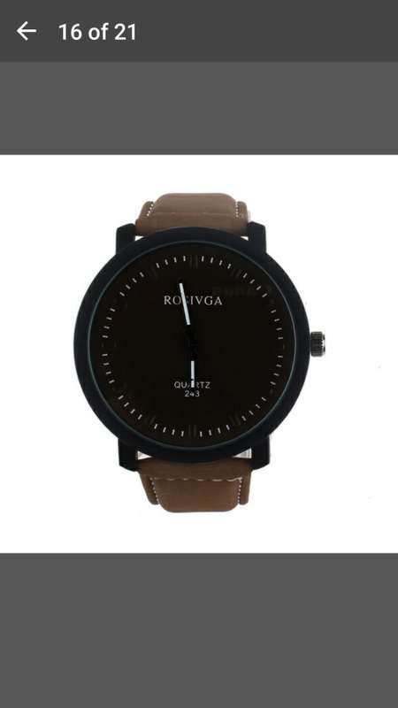 Rosivga 243 Unisex Watch Quartz Leather Strap Knit Scale Wrist Watch - Coffee - V