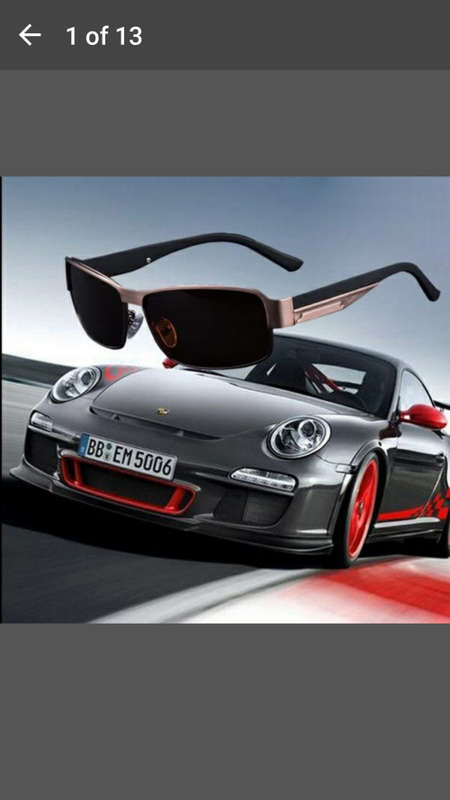 Hot Chic Polarized Outdoor/Sports/Driving Men Sunglasses - Carry Case Incl - Bronze - V