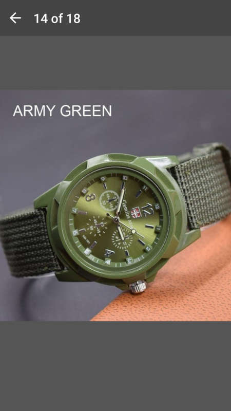 Sport Military Quartz Nylon Gemius Army Men's Stainless Steel Wrist Watches