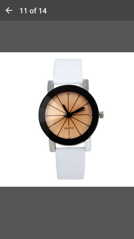 Womens Watch - Quartz Dial Clock Leather Wrist Watch - Stylish & Elegant - 30mm Dial