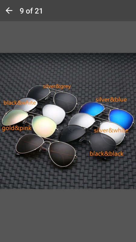 Aviator Sunglasses Polarized Lenses - Black & Black