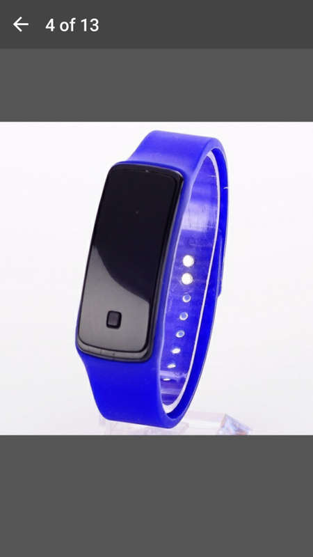 Fashion Sport LED Watches Candy Color Silicone Rubber Digital Watches