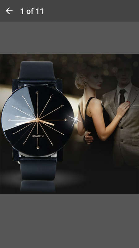 Unisex Watch - Quartz Dial Clock Leather Wrist Watch - Stylish & Elegant