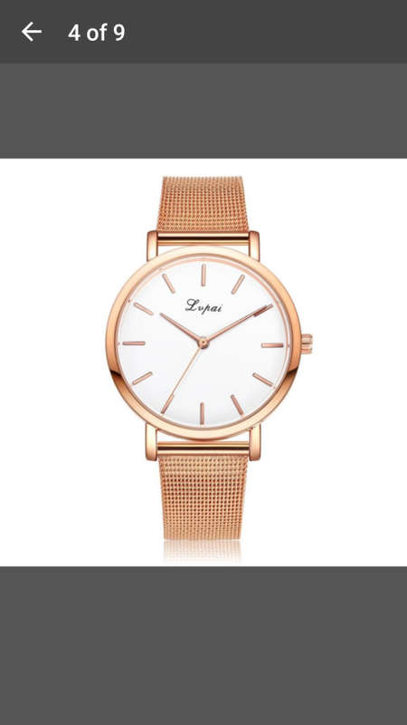 Lupai - Luxury Fashion Women Stainless Steel Quartz Analog Wrist Watch - Great Quality