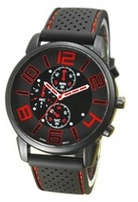 GT Silicone Band Sport Watch - Red