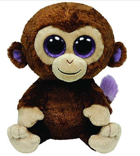 Ty Beanie Boos  Plush Toy Birthday Gift Stuffed & Plush Animals 15cm Big Eyes Monkey