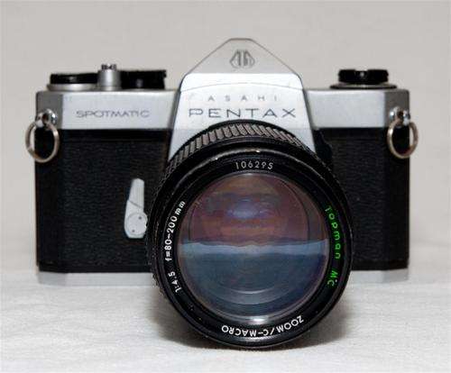 Asahi Pentax Spotmatic + 80-200mm lens