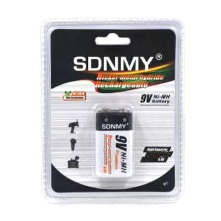 Rechargeable battery 6F22 9V