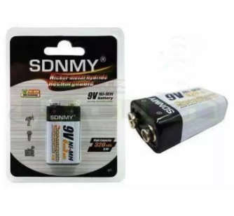 Rechargeable battery 6F22 9V