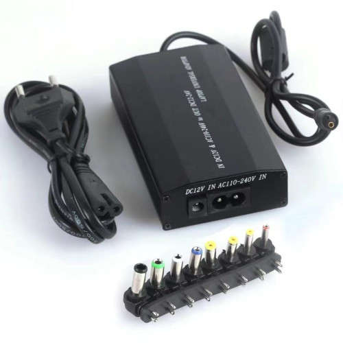 120W car home dual-purpose power adapter, multi-function laptop power charger, laptop power supply