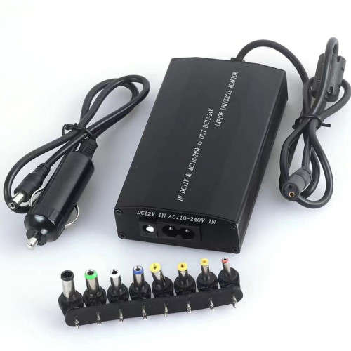 120W car home dual-purpose power adapter, multi-function laptop power charger, laptop power supply