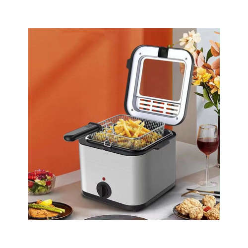 Fryer multifunctional 2.5L household large capacity electric fryer with frying net