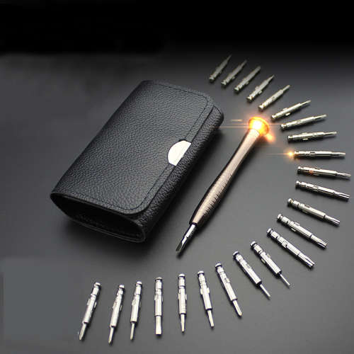 25 in 1 Mini Multifunctional Screwdriver Set with Magnetic Suction Electronic Repair Tool