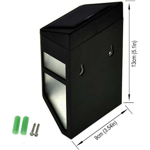 Solar Powered Lights for House Outdoor Landscape Garden Fence Lamp