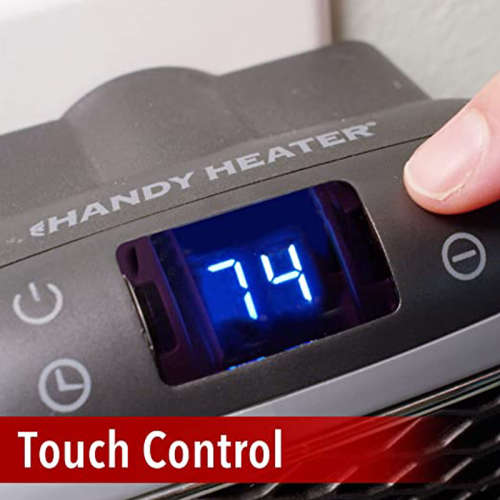 Mini Fan Heater Wall Outlet Heater 800W with Remote Control