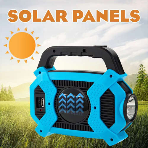 Solar COB camping lamp camping lamp USB emergency power bank