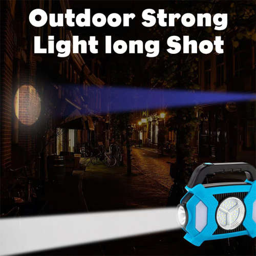 Solar COB camping lamp camping lamp USB emergency power bank